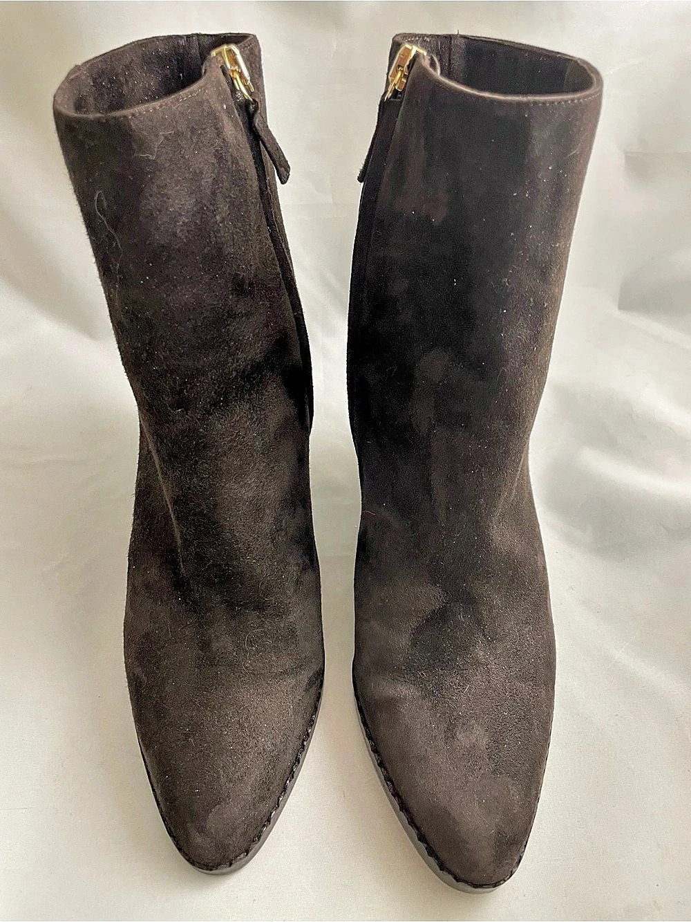 Bruno Magli Suede Wedge Boots in Brown US 8. NWOT